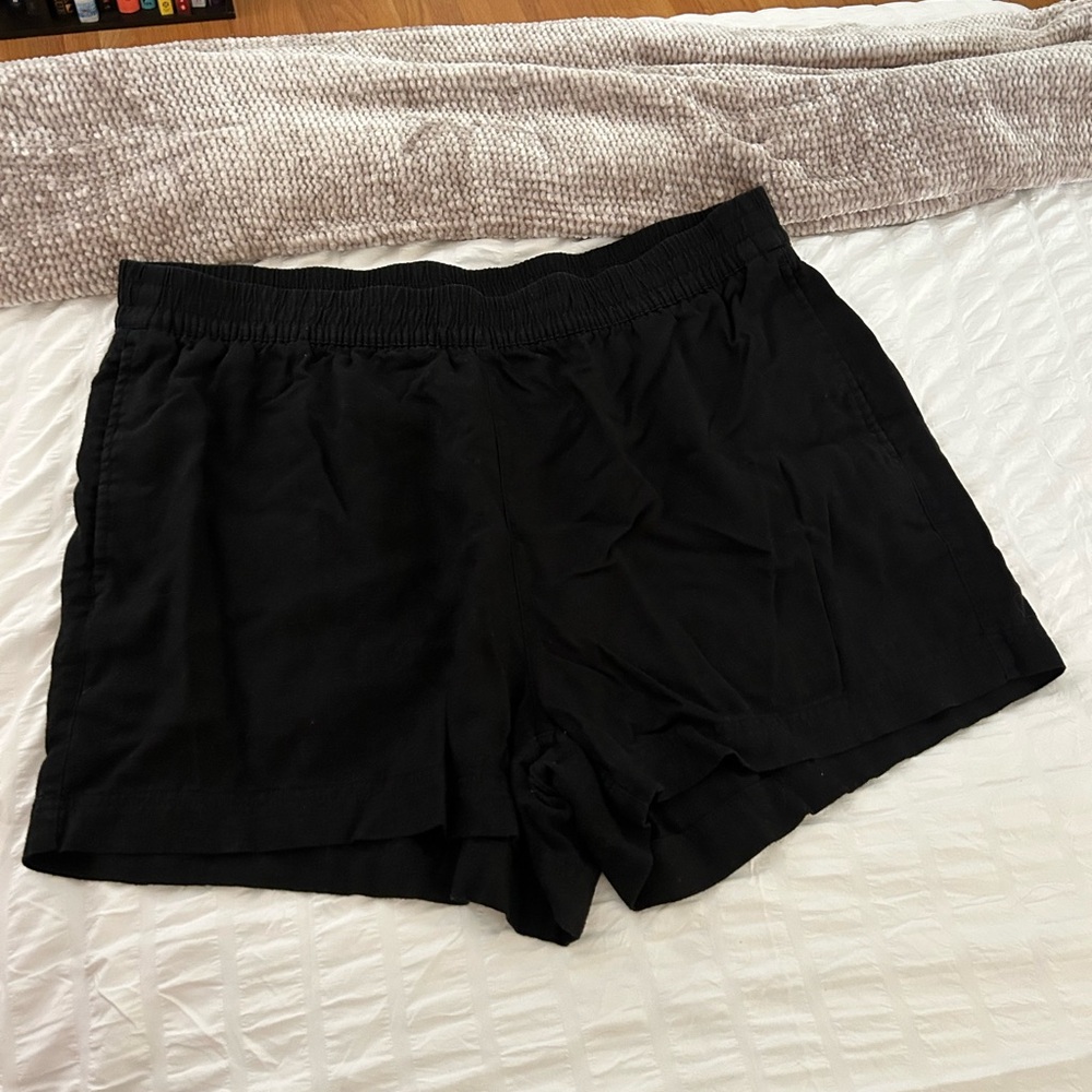 Old Navy Black Linen Shorts